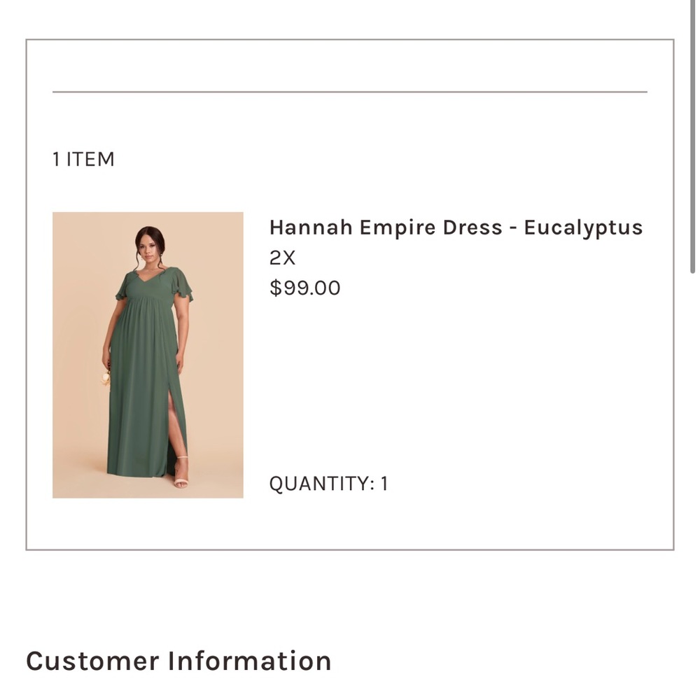 Birdy Grey Hannah Empire Dress